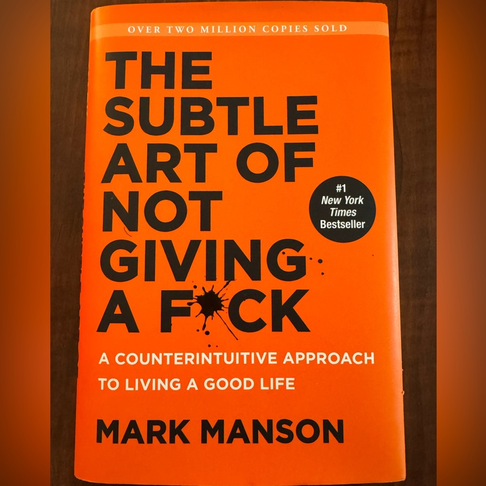 Book- The subtle art of not giving a f*ck